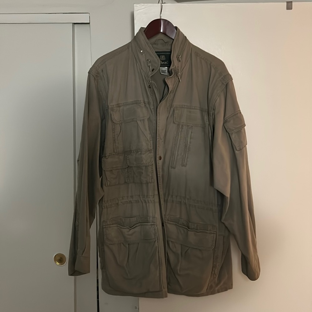 Orvis vintage 90s fishing Jacket with hood